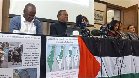 Rev Frank Chikane leads a dialog on the Israeli attack on Palestinians