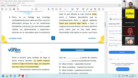 VONEX SEMESTRAL INTENSIVO | SEMANA 04 | FILOSOFÍA