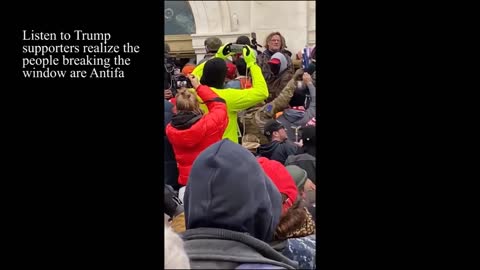 Antifa Disguised As Trump Supporters At Capitol Building January 6th And Capitol Police Assisting