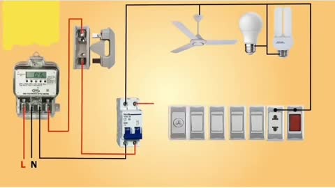 How to make Electricity line for home videos