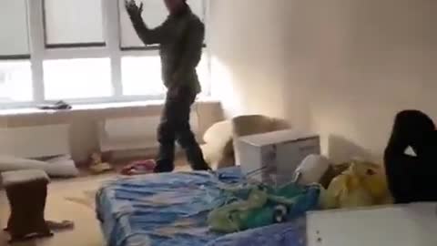 British mercenaries in a residential building