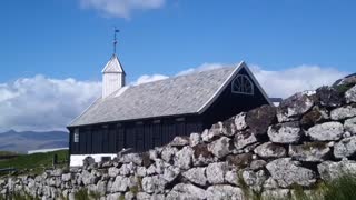 Church in the Faroe Islands (timelapse)