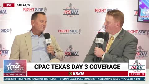 CPAC 2022 in Dallas, Tx | Ric Grenell Interview | Former Director, U.S National Intelligence 8/6/22
