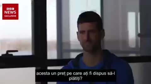 Djokovic un model pentru cei lași