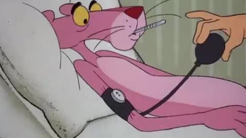 Pink panther as a patient