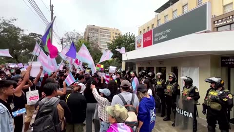 Peruvians march against new 'transphobic' law