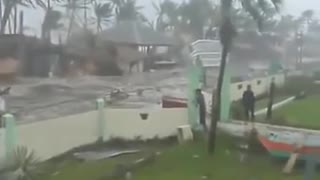 When super typhoon Haiyan struck Leyte