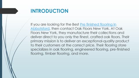 Best Pre finished flooring in Abbotsford