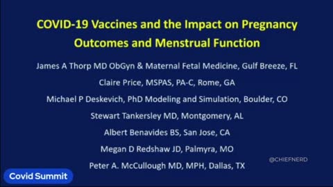 Alarming Stillbirth Data - 'Irrefutable Evidence The Vaccine Is Killing My Patients' - Dr. Thorp