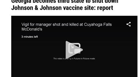 Three states shut down Johnson & Johnson COVID shot sites?!?