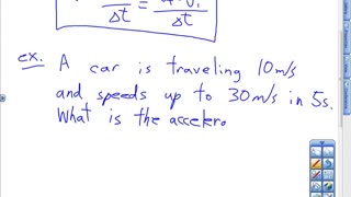Acceleration Equation Lesson