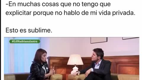 Adriana Lastra: "He trabajado de toda mi vida. No, no. No puedo decir en qué he trabajado"