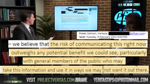 BREAKING: Pfizer Senior Director of Worldwide Research Vanessa Gelman RUNS from Veritas' Questions.