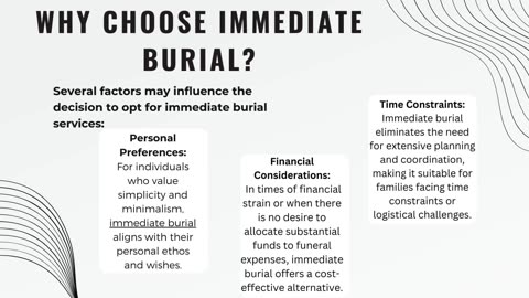 Exploring Immediate Burial Services: A guide To understanding