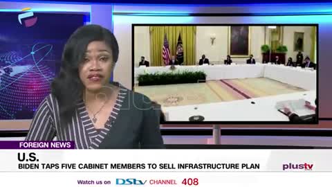 Biden taps five cabinet member to sell infracture plan