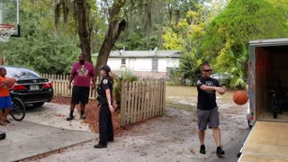 Police Replace Boy's Stolen Basketball Hoop
