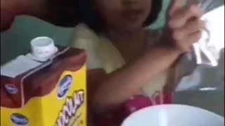 Kids this how to prepare cereal breakfast !
