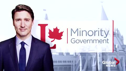 Trudeau remains PM of Canada with liberal minority government. Fails to win majority.