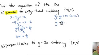 Parallel and Perpendicular Lines