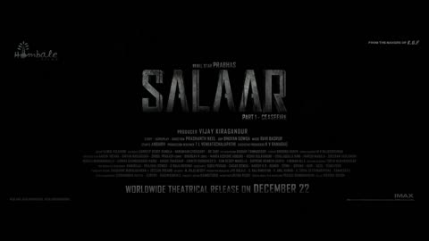 Salaar Release Trailer - Hindi _ Prabhas _ Prashanth Neel _ Prithviraj _ Shruthi _ Hombale Films