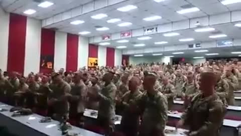 USMC , US Marines Gods Not Dead AWESOME! Must See! Singing !