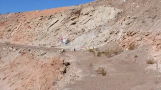 A visit to and old manganese mine in Las Vegas.