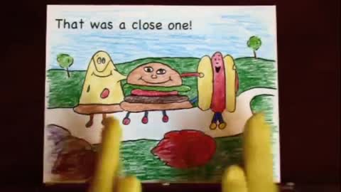 Reading Activity - Pizza and Hot Dog Meet Burger