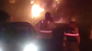 Incendio de bus en vía Bucaramanga - Barrancabermeja causó alerta