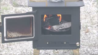 Cubic Mini Grizzly Wood Stove Experament