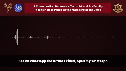 DISTURBING conversation between HAMAS terrorist and his family in Gaza during the attack on Israel