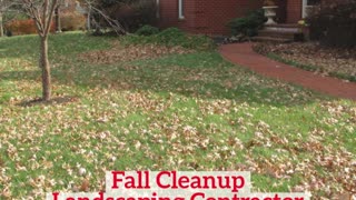 Fall Cleanup Falling Waters WV Landscaping Contractor