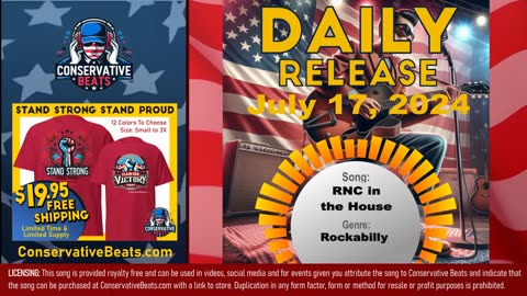 Conservative Beats - Daily Single Release: RNC in the House – Rockabilly Style - 7/17/24