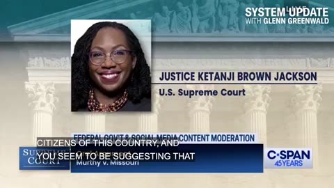 KBJ doubles down: “My biggest concern is that your view has the 1st Amendment hamstringing the gov
