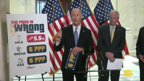Rick Scott Plays "Price Is Wrong" To Target Biden On Inflation