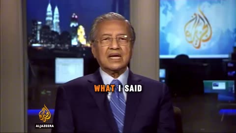 Mahathir Mohamad,Malaysia PM:“Jews rule the world by proxy.They get others to fight & die for them.”