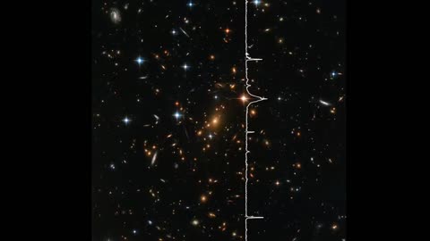 Sonification of a Hubble Deep Space Image