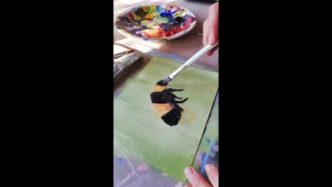 Acrylic Paint Bee // Episode 31