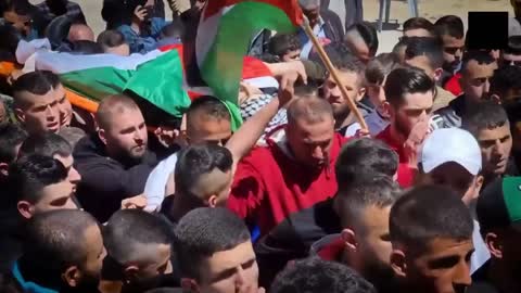 ISRAEL - Funeral of Palestinian martyr Mustafa Abu al-Rub