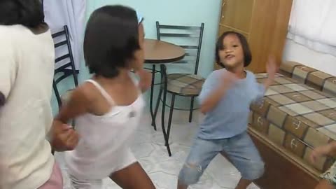 Little Girls Dancing