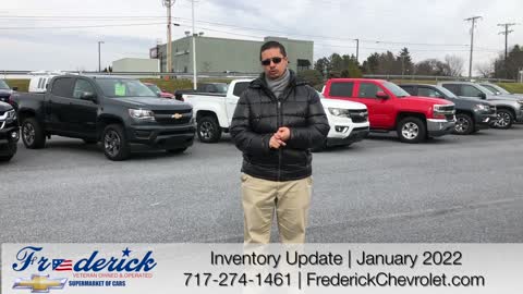 Frederick Chevrolet: January 2022 Inventory Update | 717-274-1461