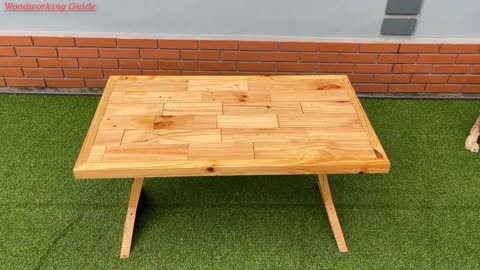 Fish-inspired Wood Recycling Project // The Most Unique Idea For A Beautiful And Simple Table