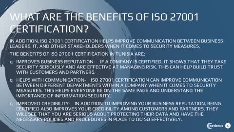 ISO 27001 Certification in Tunisia