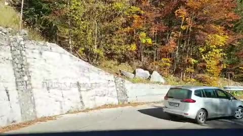 Terrifying, Beautiful Hairpin Mountain Road In European Autumn