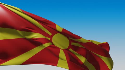 Flag of North Macedonia