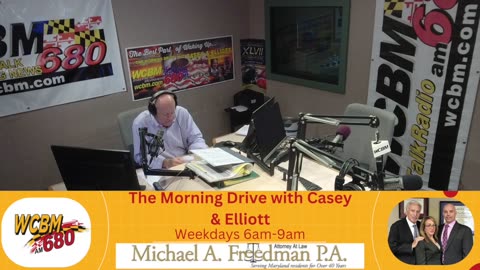 Casey talks with Frederick Co. Sheriff Chuck Jenkins