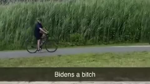 "Hey, Where Your F***ing Training Wheels At?" - Joe Biden Heckled on Bike Ride in Delaware