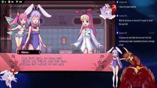 An owl wizard plays a cute bunnygirl game.