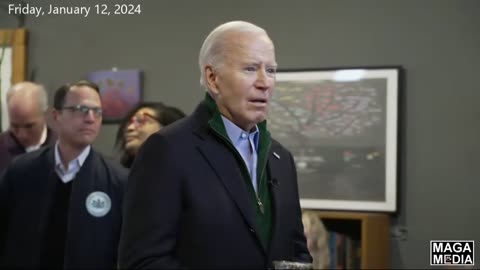 Biden's PA campaign stop and press briefing - Fri, Jan. 12, 2024