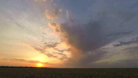 Clouds Formation In Timelapse Mode