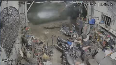 Truck Tips Rice All Over Auto Repair Shop